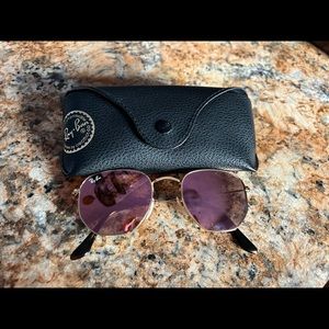 Rayban hexagonal flat lenses